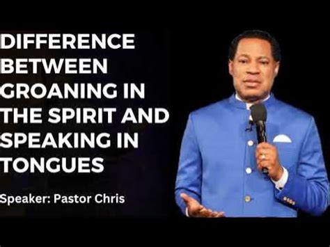 It is a cha. . Difference between groaning in the spirit and speaking in tongues